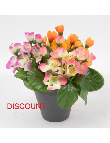 POT DISCOUNT 11 CM DE PENSEE ASS
