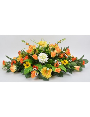 COUSSIN MARGUERITE DALHIA BOUTON X24 YELLOW ORANGE
