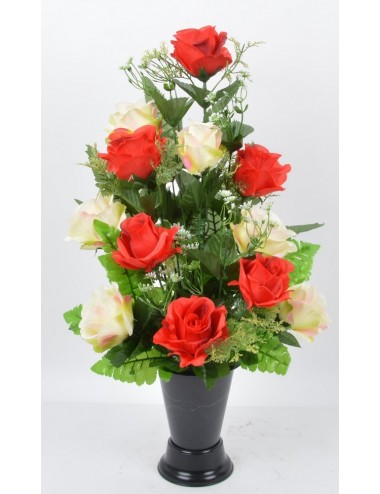 BOUQUET DE VASE ROSE ASS