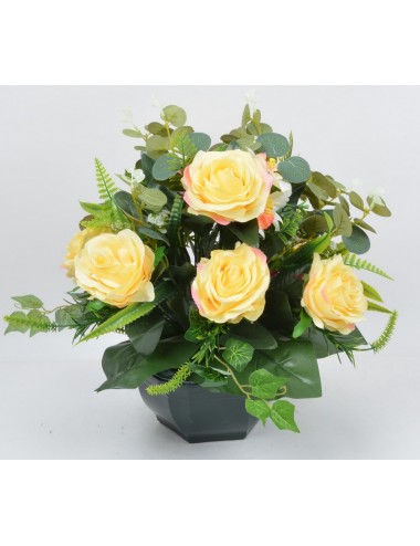 OCEA 20 CM EUCALYPTUS FOUGERE ROSE ASS